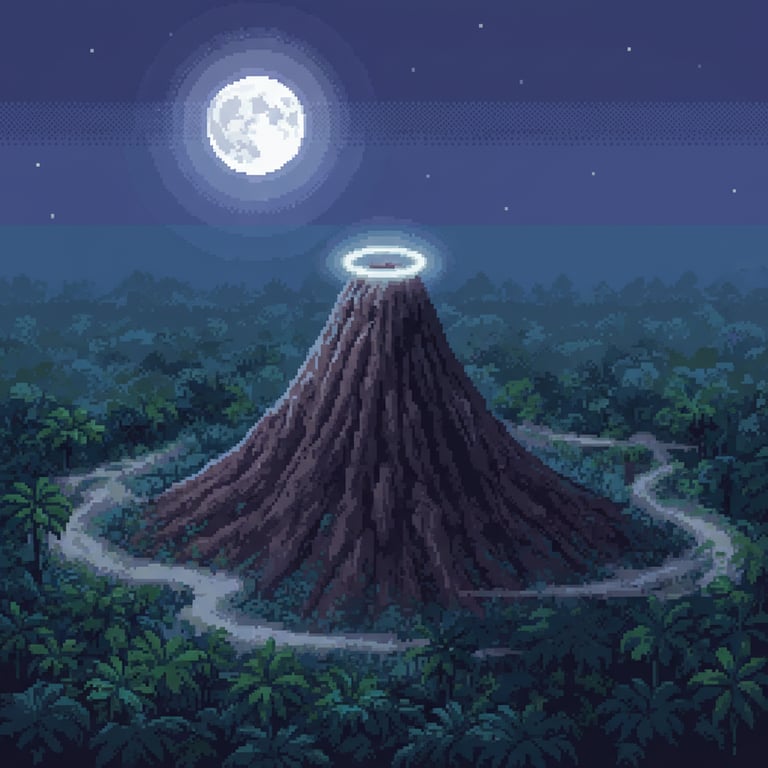 The Resonating Heart — AI-generated collectible card | Cerro El Cono 