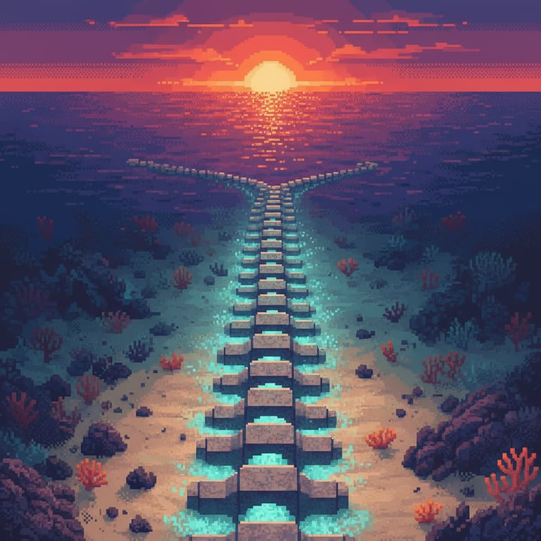 The Serpent's Spine — AI-generated collectible card | Bimini Road