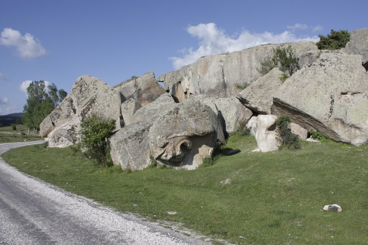 Road Around Pyrigian Stone Monument — Broken Lions' Rock