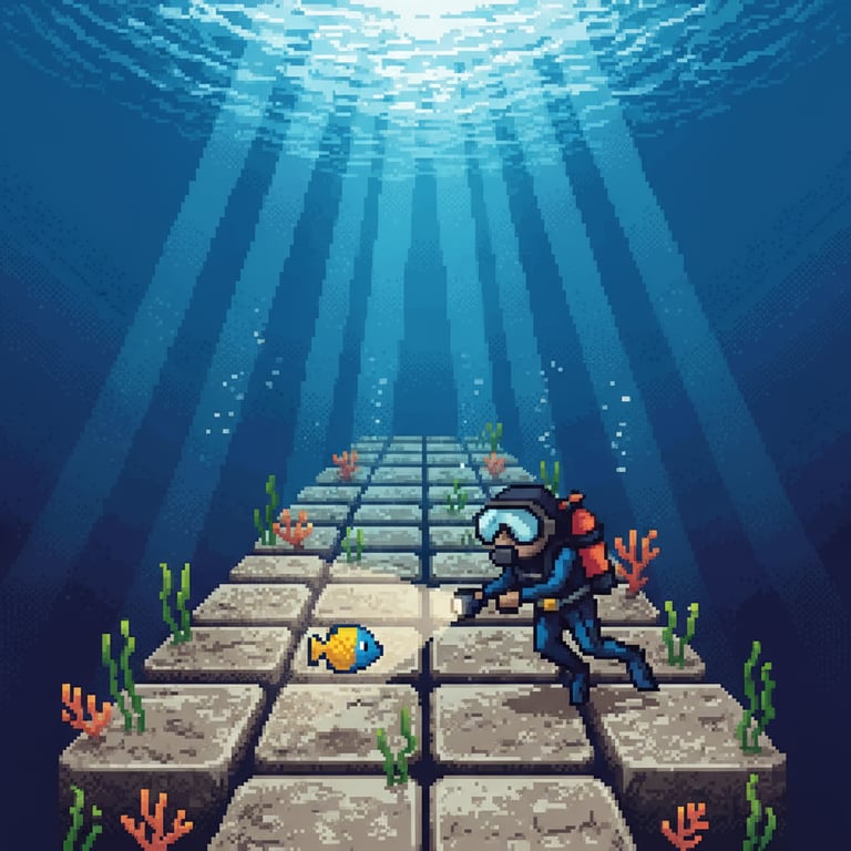 Bimini Road Mystery — AI-generated collectible card | Bimini Road