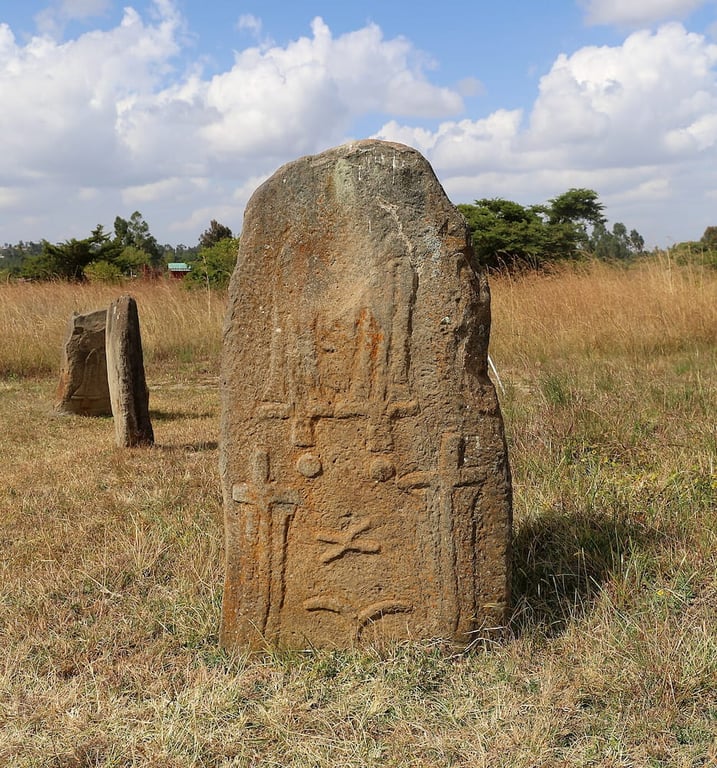 Tiya, Parco Delle Stele, Terzo Gruppo, Stele Databili All'Xi Xii Secolo Circa 03 (1) — Tiya Stelae Field