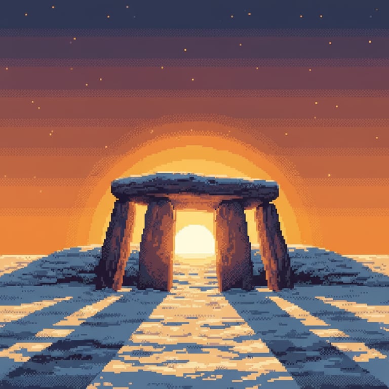 The Stone Calendar — AI-generated collectible card | Anta do Vale da Laje 