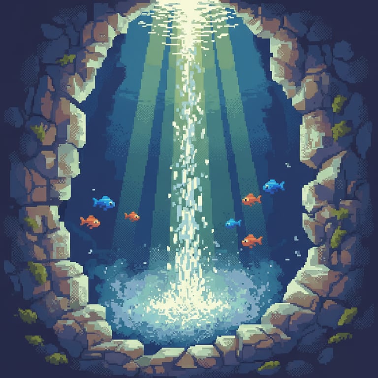 Subterranean Flow — AI-generated collectible card | The Sea of Stones