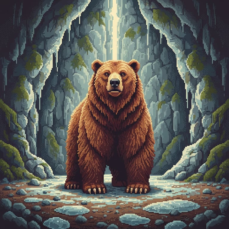 Ice Age Sentinel — AI-generated collectible card | The Sea of Stones