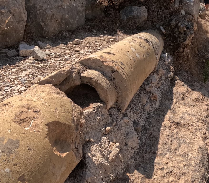 Ancient Ceramic Pipe Xanthos — Xanthos Ancient City