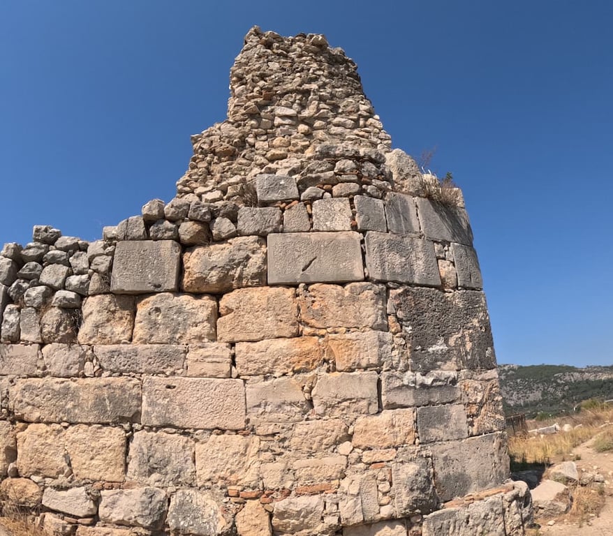 Ancient Stone Masonry — Xanthos Ancient City