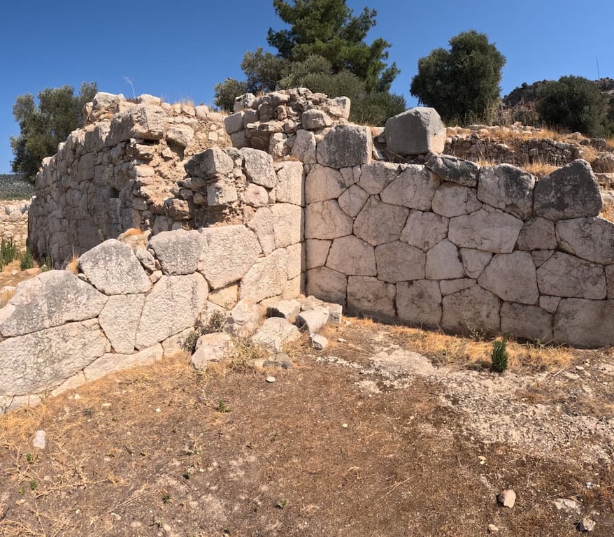 Ancient Stone Masonry City Wall — Xanthos Ancient City