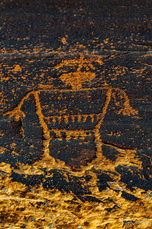 Antropomorphic Figure Sand Island Petroglyphs — Sand Island Petroglyphs