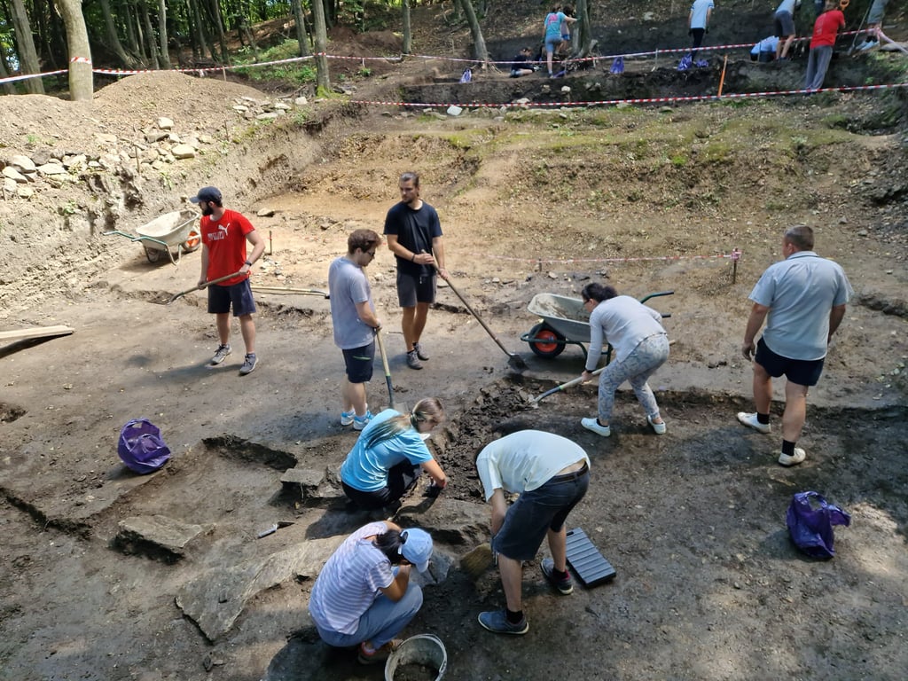 Archaeological Dig Tilisca Dacian — Tilisca Dacian Settlement 