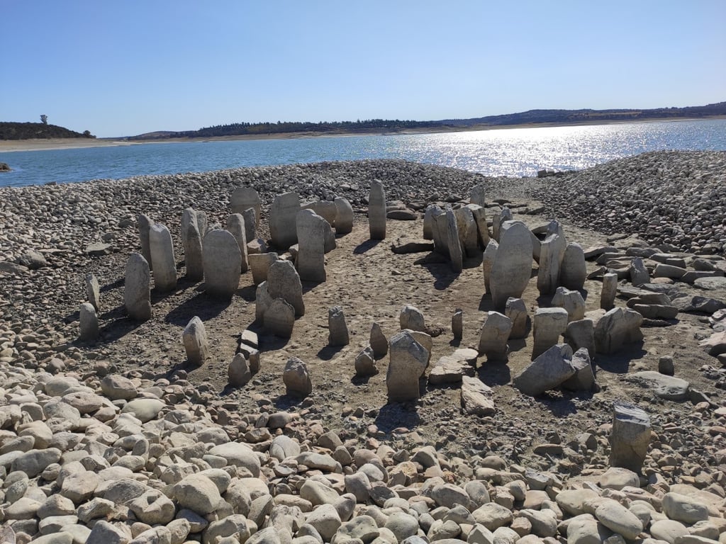 Archaic Stone Monoliths Guadalperal Spain — Dolmen of Guadalperal