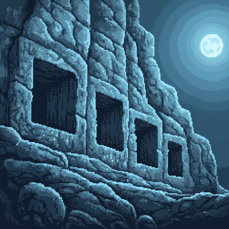 The Weeping Walls — AI-generated collectible card | Ventanillas de Otuzco