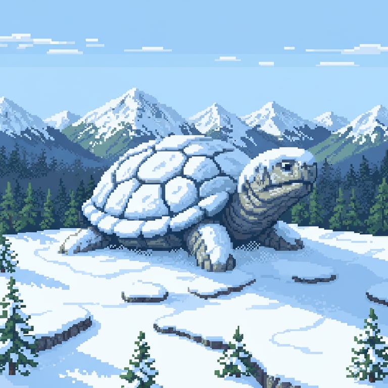 Winter Sentinel — AI-generated collectible card | Turtle Rock