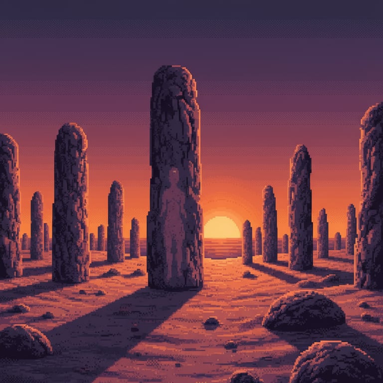 Sacred Sentinels — AI-generated collectible card | The Stone Forest