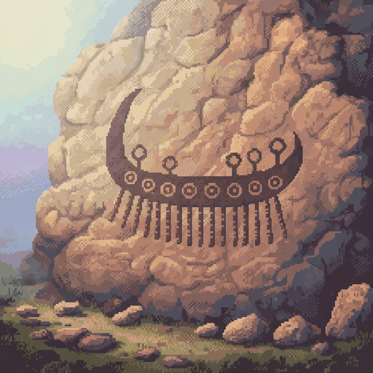 Ancient Mariners — AI-generated collectible card | Gobustan Historic Reserve