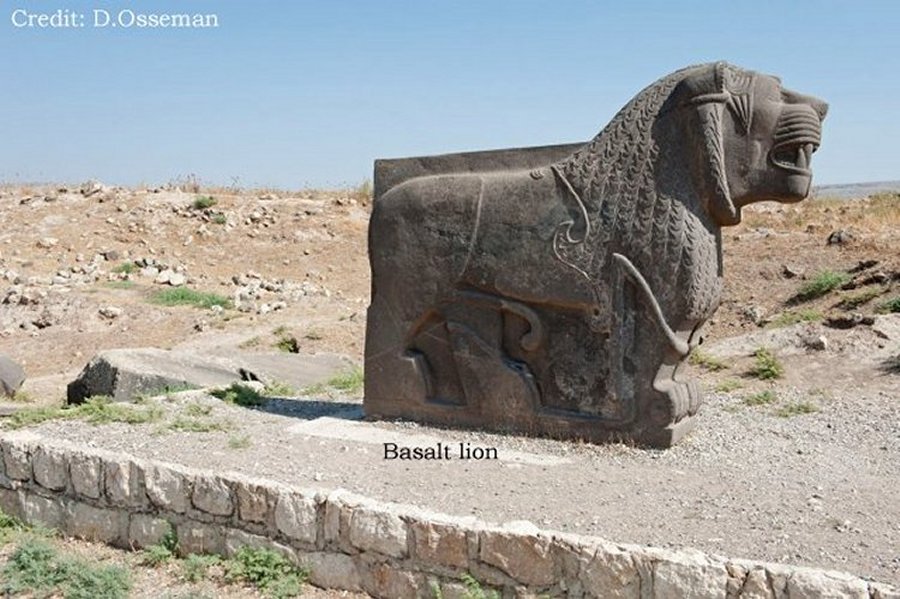 Basalt Lion Statue Temple Ain Dara — Ain Dara Temple