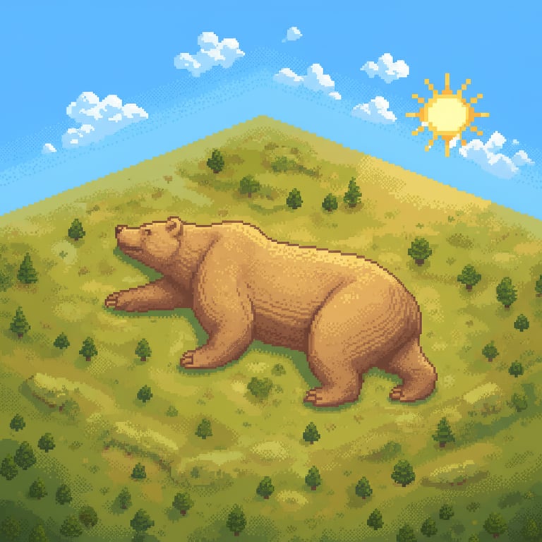 Great Bear Mound — AI-generated collectible card | Effigy Mounds Iowa