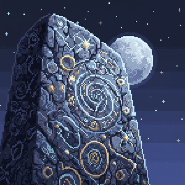 Celestial Markings — AI-generated collectible card | The Hag's Chair