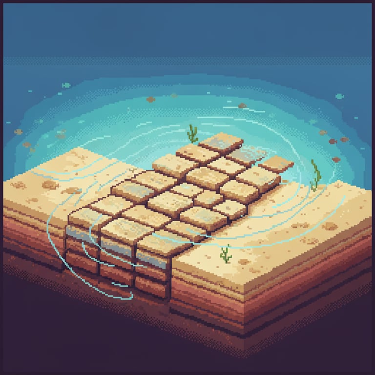 Geological Anomaly Theory — AI-generated collectible card | Bimini Road