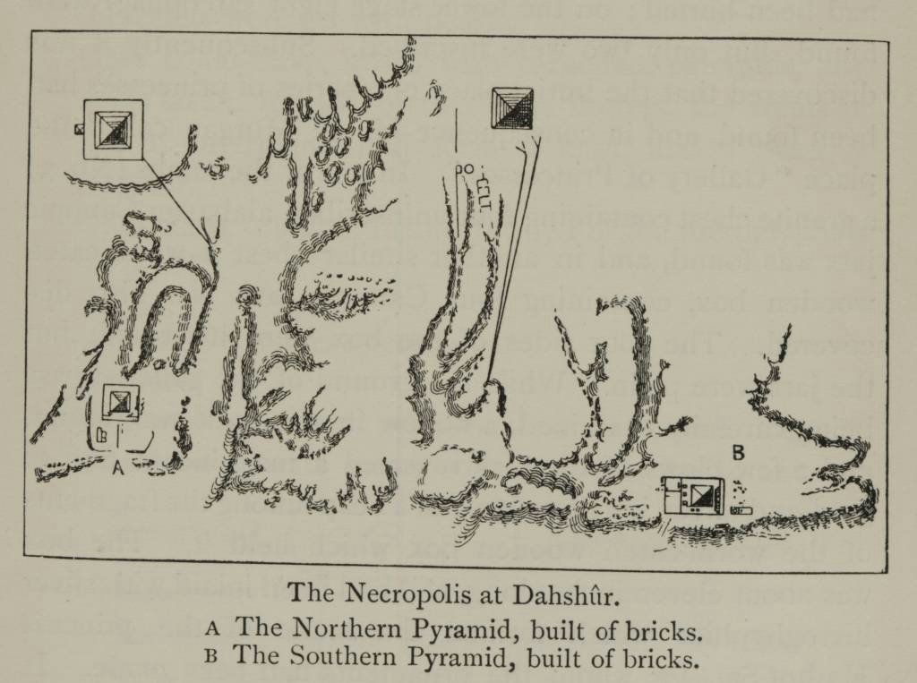 Dahshur Necropolis Drawing 131 Wm 11512135 — Dahshur Royal Necropolis