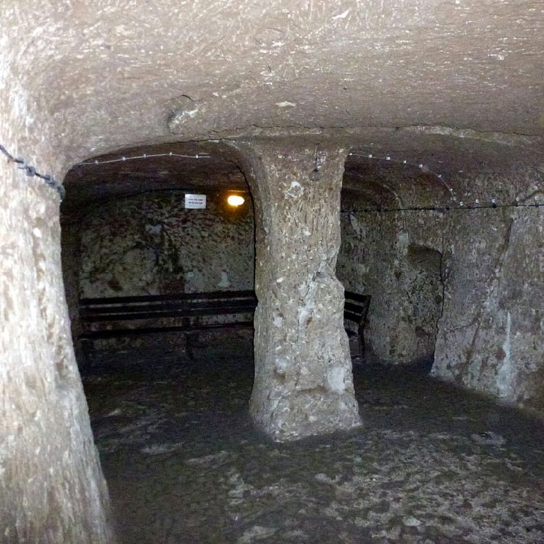 Derinkuyu Underground City Entrance Exterior 136 Wm 55784711 — Derinkuyu Underground City