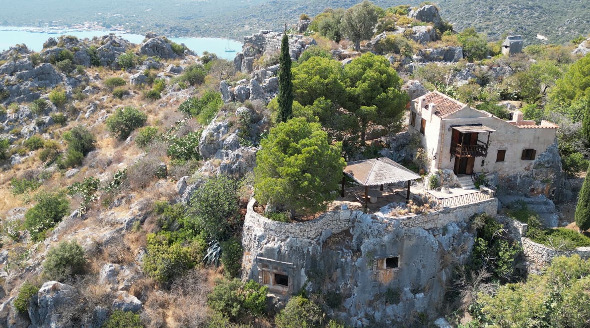 Dolochiste Lycian Stone Ruins Kekova Themed Walk — Dolochiste Submerged City