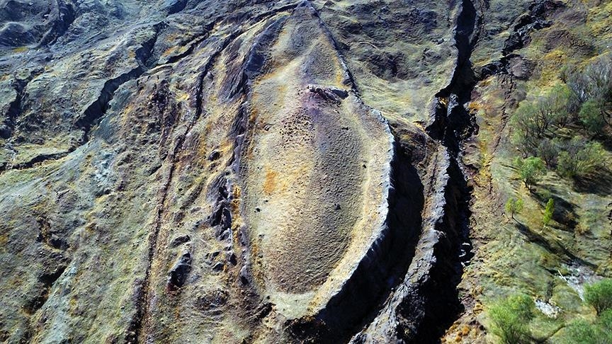 Durupinar Formation Aerial Overview — Noah's Ark Remains