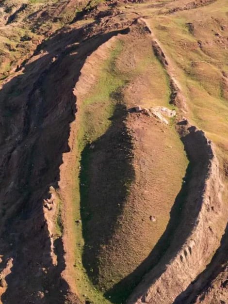 Durupinar Structure Mount Ararat Closeup — Noah's Ark Remains