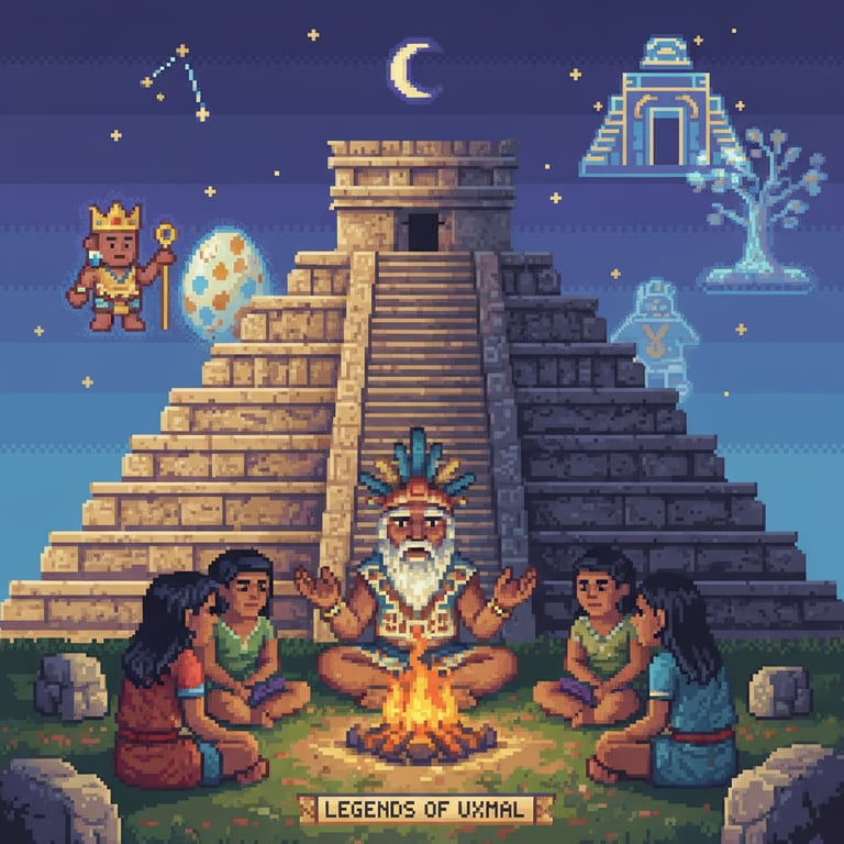 Oral Tradition & Symbolism — AI-generated collectible card | Pyramid of the Magician