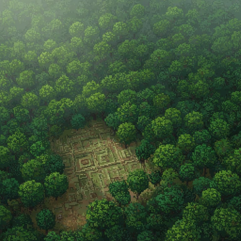 Forest Grid Uncovered — AI-generated collectible card | The Apiacás Lines
