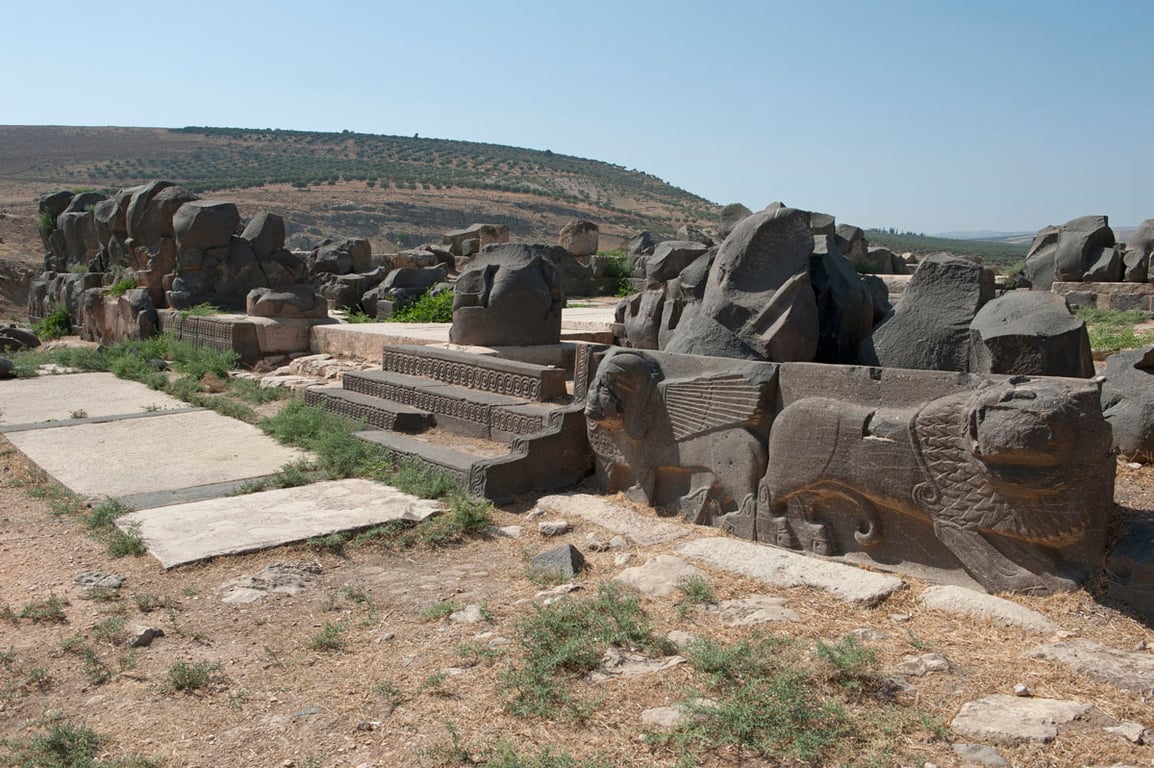 Front Entrance Temple Ain Dara — Ain Dara Temple