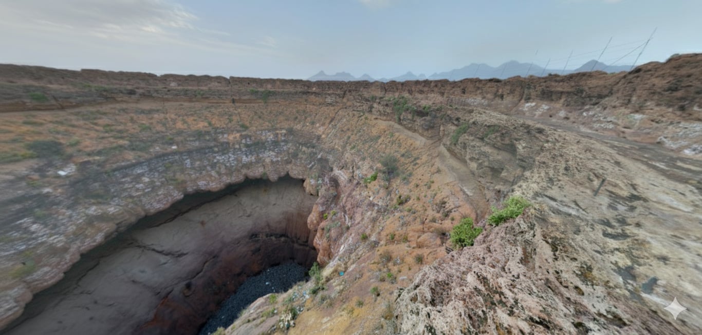 Around Dhamar Crater Outer Rim — The Dhamar Crater