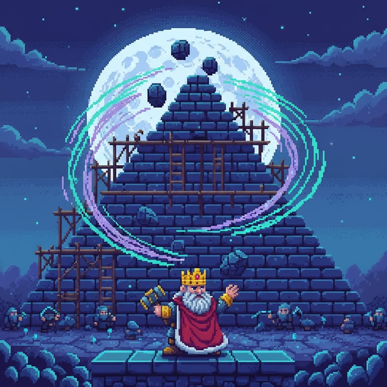 The Dwarf King's Rise — AI-generated collectible card | Pyramid of the Magician