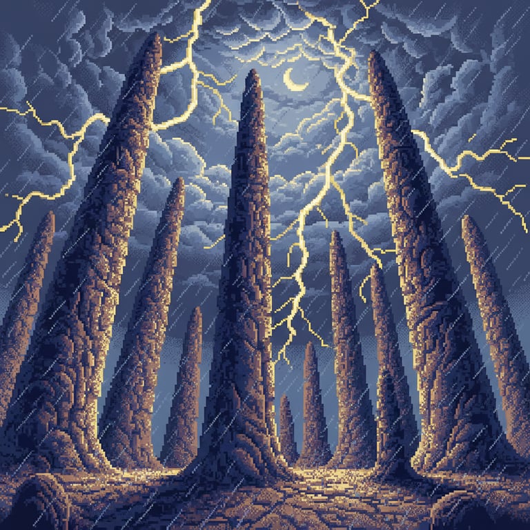 The Whispering Spires — AI-generated collectible card | Trovants of Ulmet