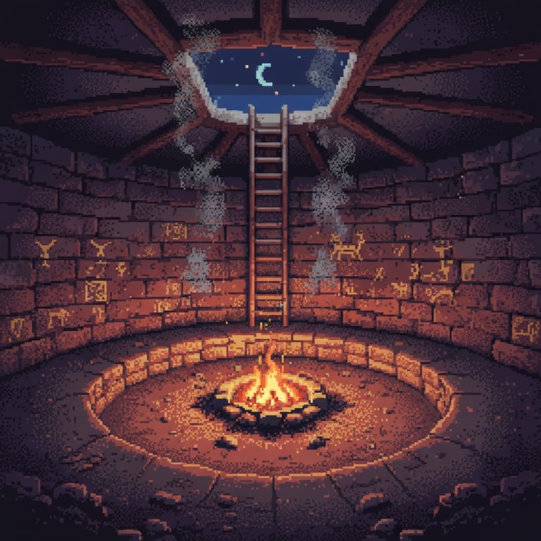 Mesa Verde: Kiva Ceremony — AI-generated collectible card | Mesa Verde National Park