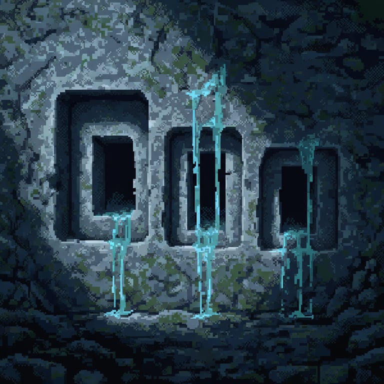 Weeping Walls of Otuzco — AI-generated collectible card | Ventanillas de Otuzco