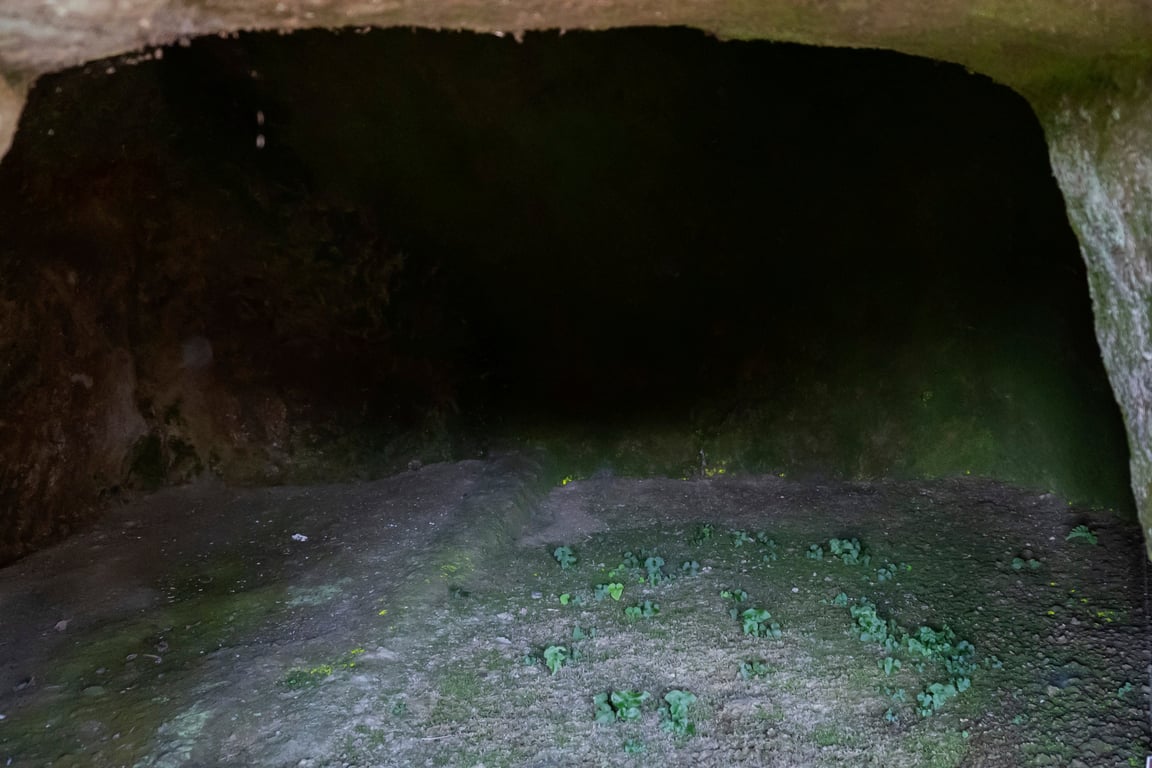 Inside Yoshimi Caves Tomb — Yoshimi Hundred Caves