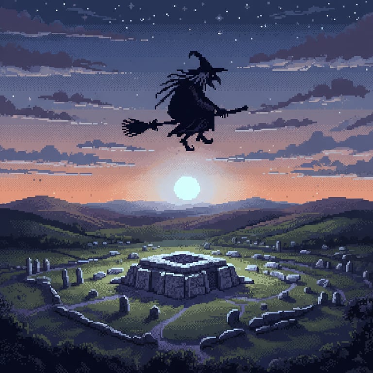The Hag's Flight — AI-generated collectible card | Cairn T