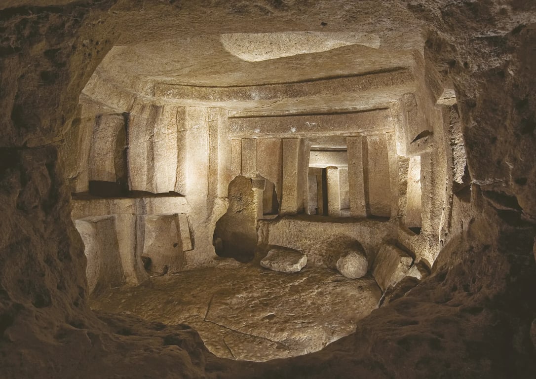 Hal Saflieni Megalithic Temple Neolithic Prehistoric Malta — Ħal Saflieni Hypogeum