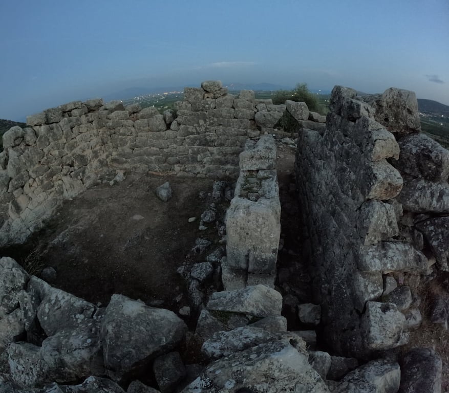 Hellenikon Pyramid Archaic Inside Overview — Pyramid of Hellenikon