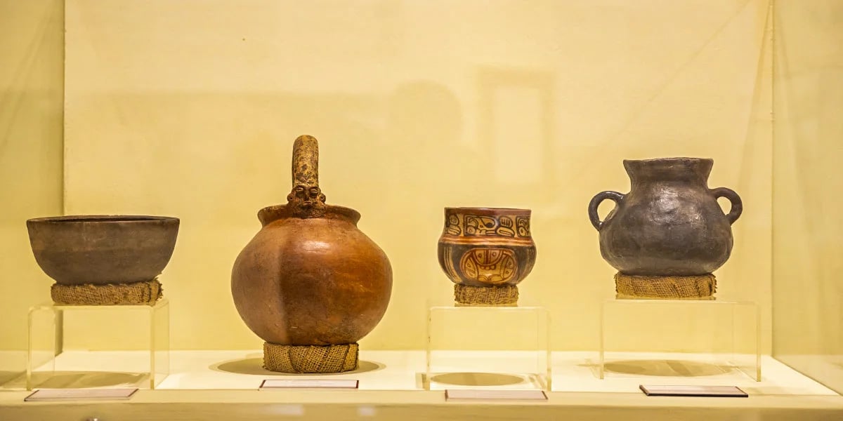 Maya Artefacts Pottery — Joya de Ceren Archaeological Site