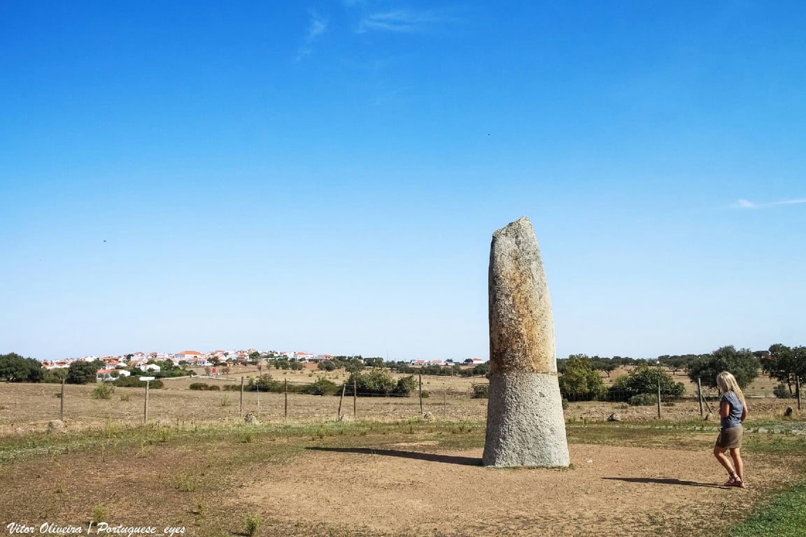 Menir Da Bulhoa Ancient Stone Monsaraz 106 Wm 132019258 — Menir da Bulhoa