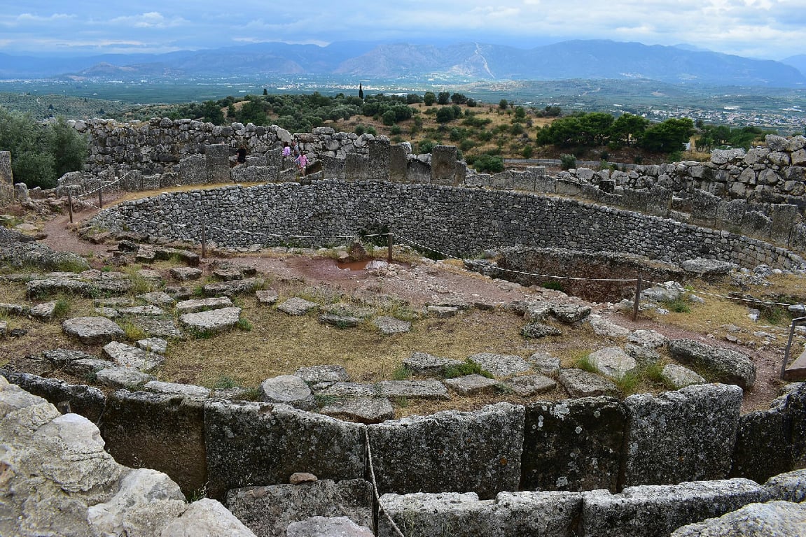 Mycenae Archaeological Site Cyclopean Walls 140 Wm 112151925 — Mycenae Archaeological Site