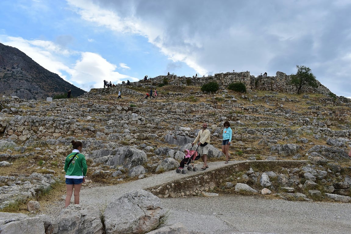 Mycenae Archaeological Site Ruins Path 140 Wm 112151929 — Mycenae Archaeological Site