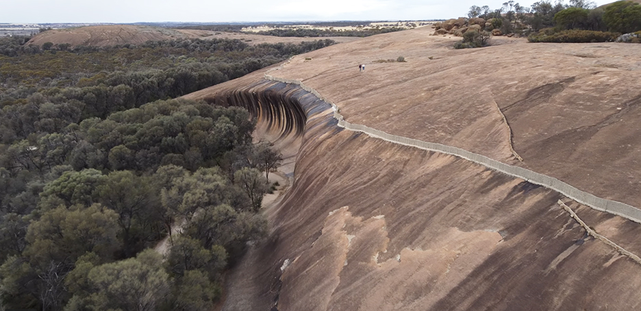 Overview Road To Wave Rock — Wave Rock Australia