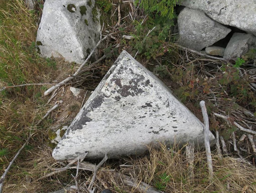Pyramid Shaped Stone Bavaria — The Sea of Stones