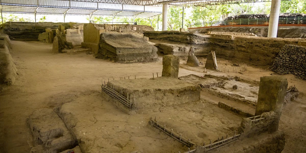 Ruins Preserved Mayan Site — Joya de Ceren Archaeological Site