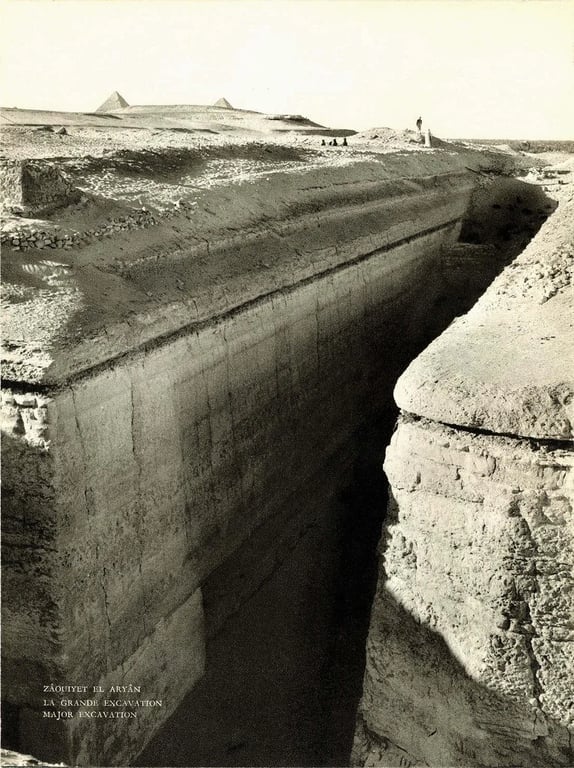 Sheer Size Unfinished Zawyet El Aryan — Unfinished Pyramid of Zawyet El Aryan
