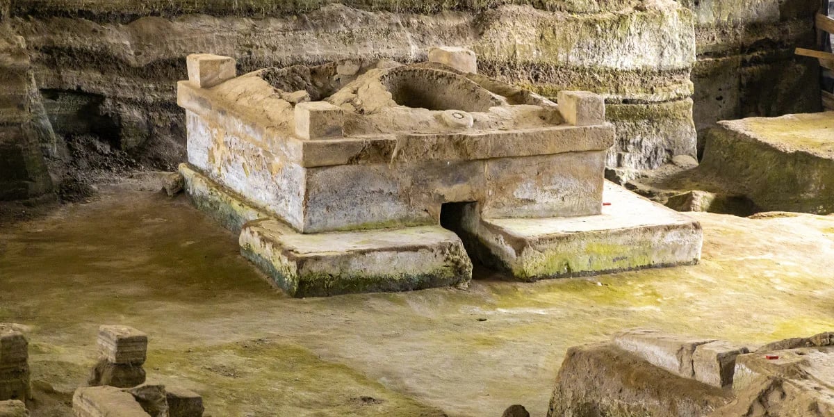 Site Ruins Mayan Central America — Joya de Ceren Archaeological Site