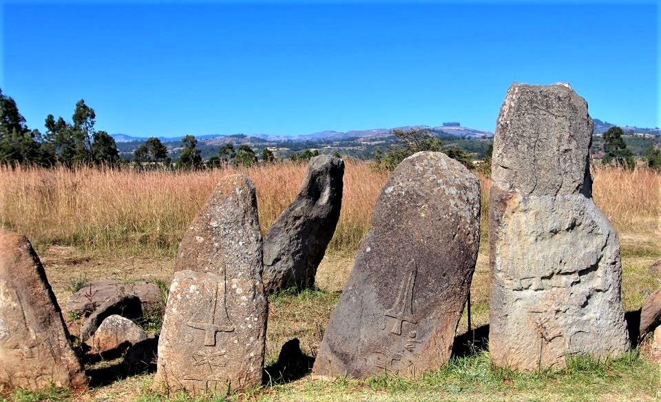 Stone Monoliths Tiya — Tiya Stelae Field