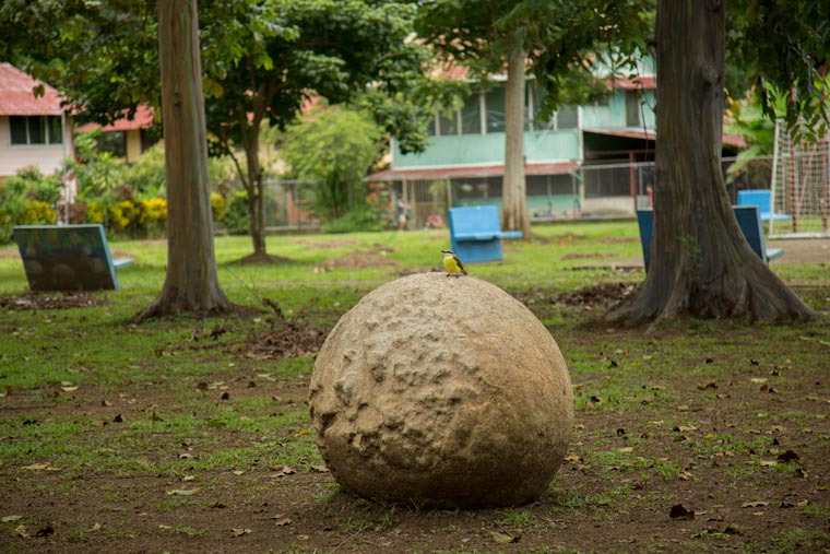 Stone Orb Falling Outer Layer — The Diquis Stone Spheres